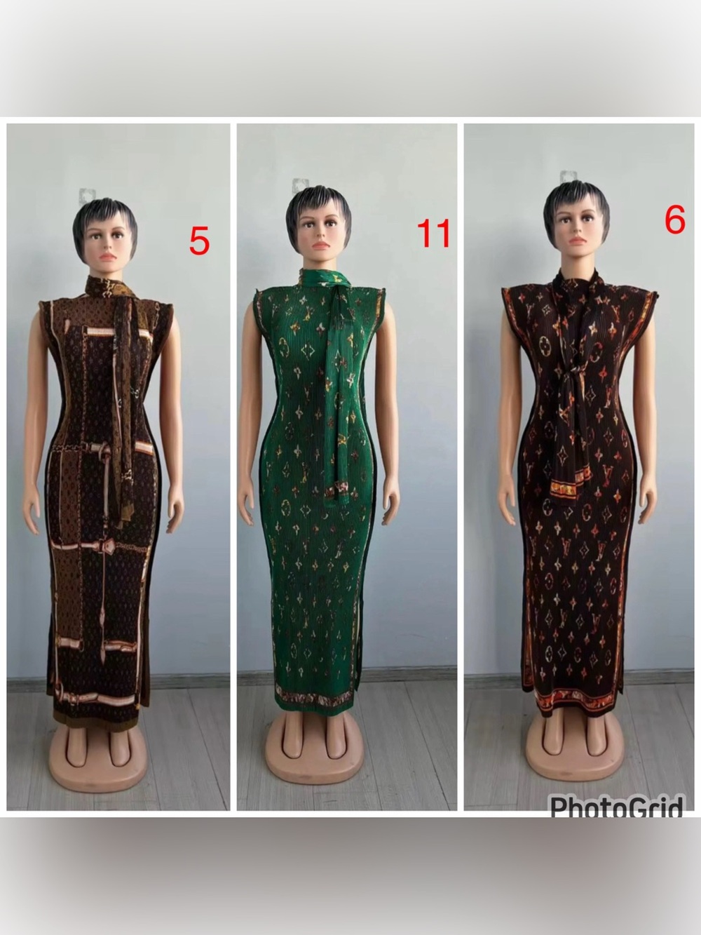 Fashion Buba Silk Dress With Scarf